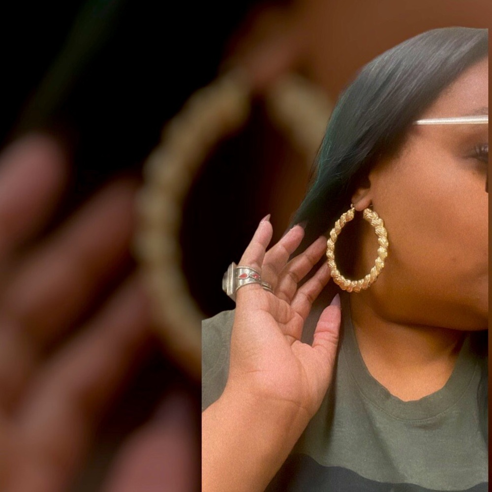 Hoop earrings